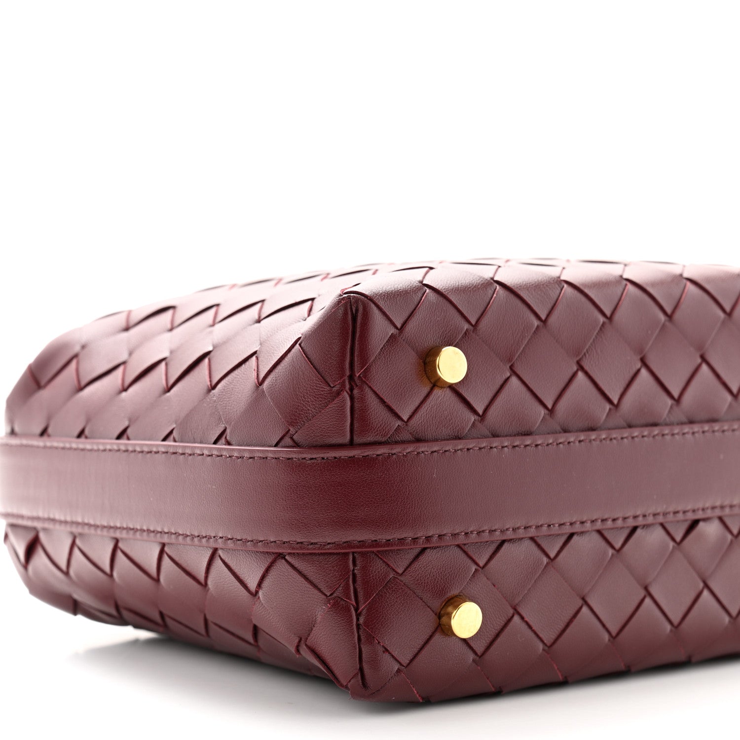 Bottega Veneta Calfskin Nappa Intrecciato Mini Wallace Barolo 9 of 10
