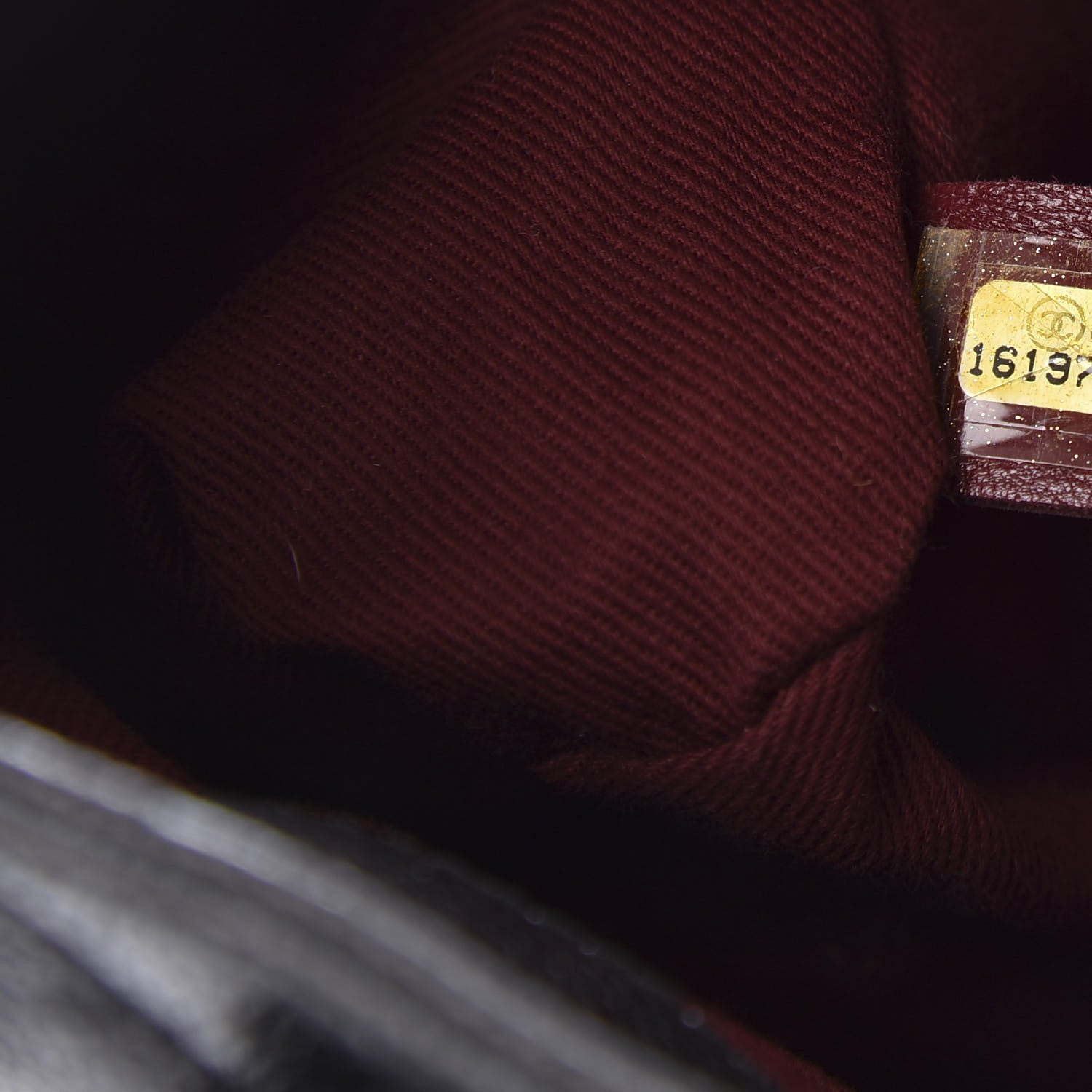 Chanel Glazed Caviar Quilted Small Shiva Tote Black 9 of 10