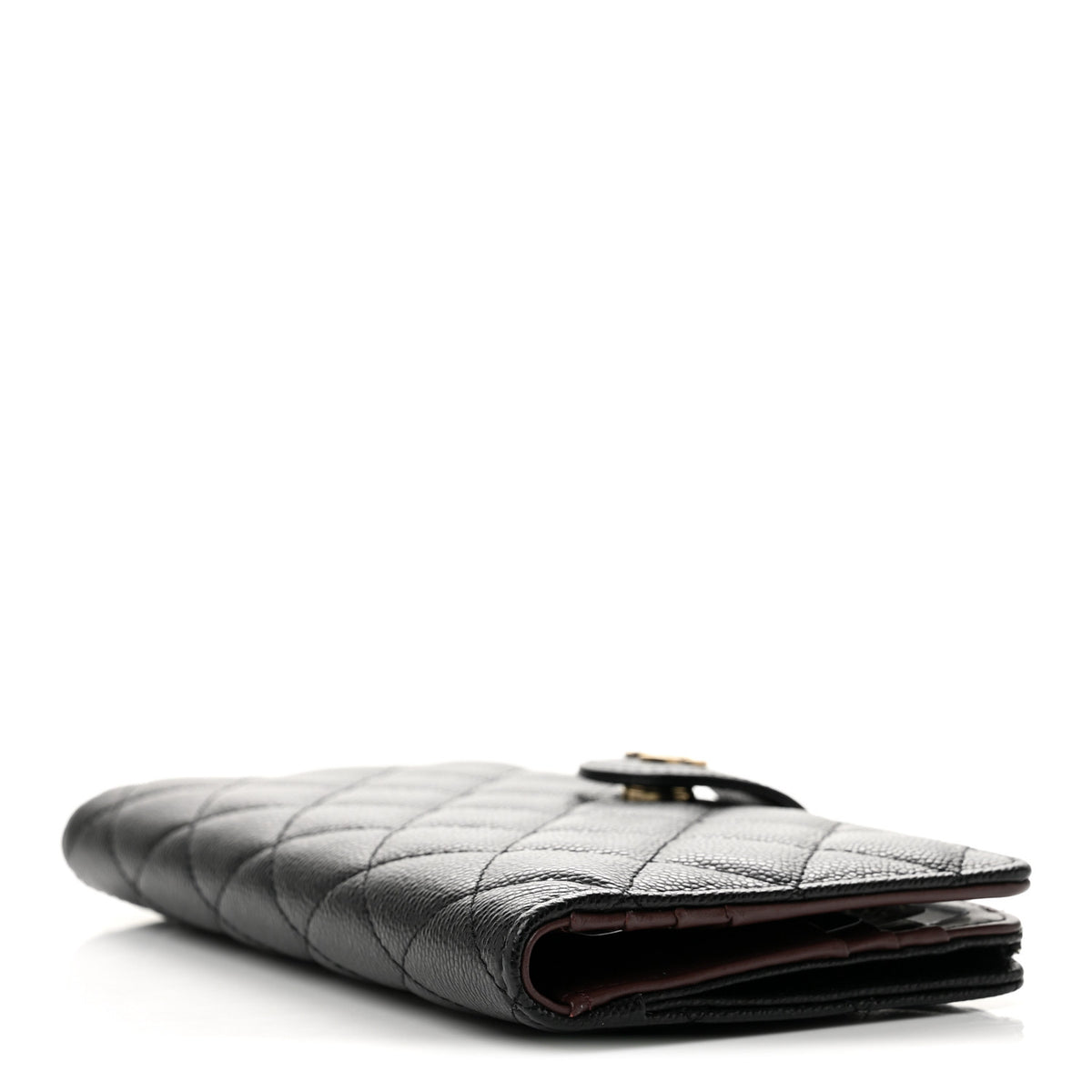 Chanel Caviar Quilted Long Zipped Wallet Black 4 of 9