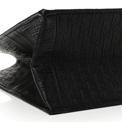 Christian Dior Oblique Calfskin Embossed Large Book Tote Black 9 of 16