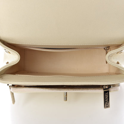 Chanel Caviar Quilted Medium Business Affinity Flap Ivory 5 of 16
