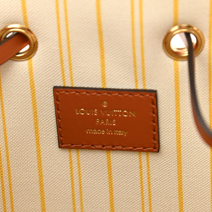 Louis Vuitton Raffia Calfskin Monogram Neonoe MM Tan 6 of 9