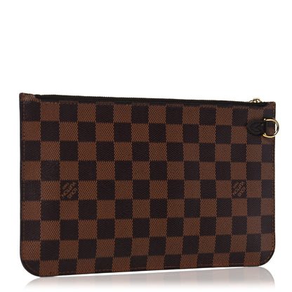Louis Vuitton Damier Ebene Neverfull MM GM Pochette 3 of 11