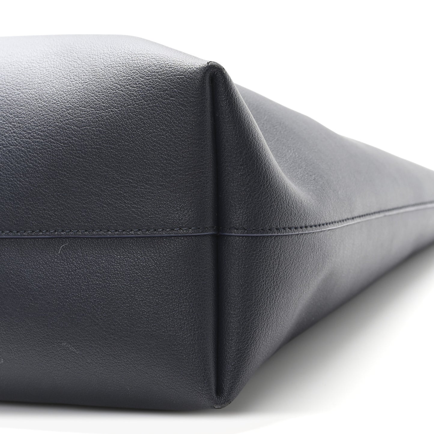 Calfskin Large Shopping Tote Navy