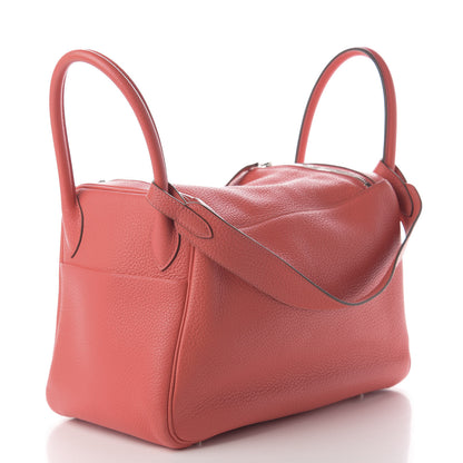 Hermes Taurillon Clemence Lindy 30 Rose Jaipur 4 of 10