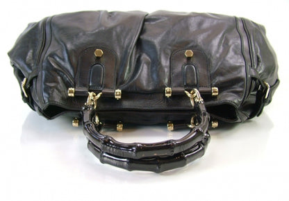 Gucci Leather Pop Bamboo Handle Tote 4 of 9