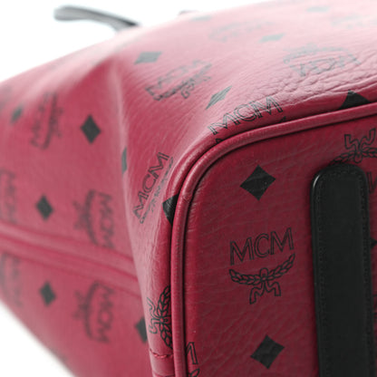 MCM Visetos Medium Anya Shopping Tote Scooter Red 11 of 11