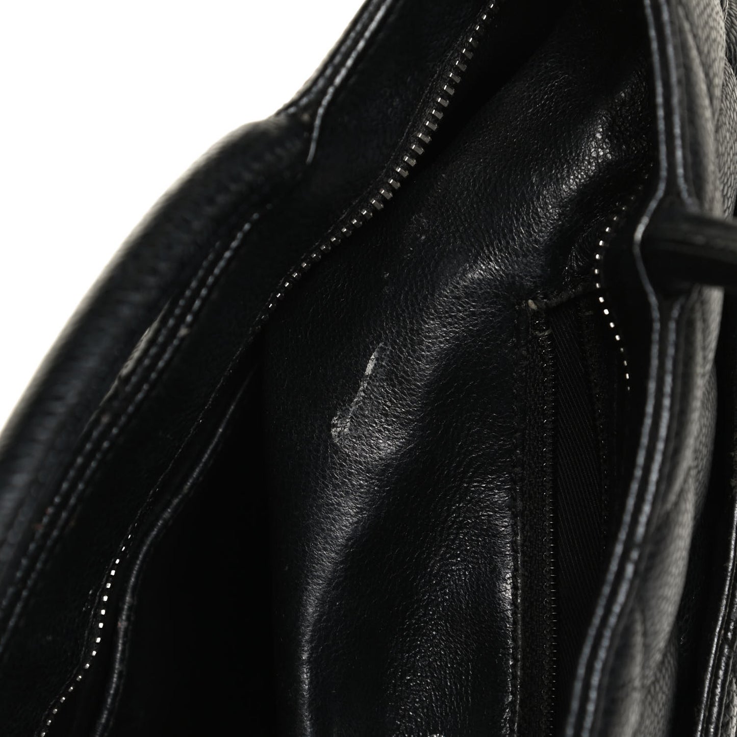 Caviar Quilted Medallion Tote Black