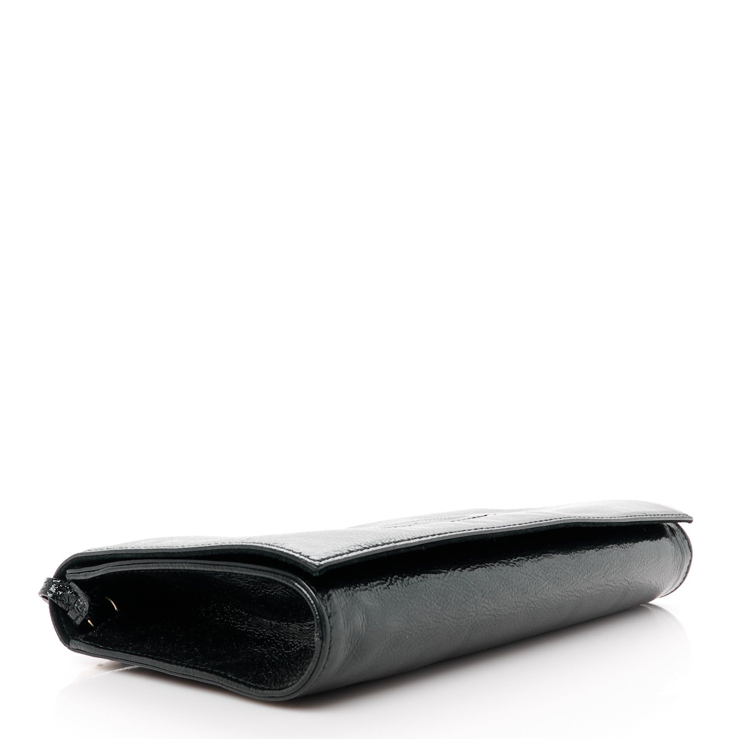 Gucci Soft Patent Medium Soho Clutch Black 4 of 13