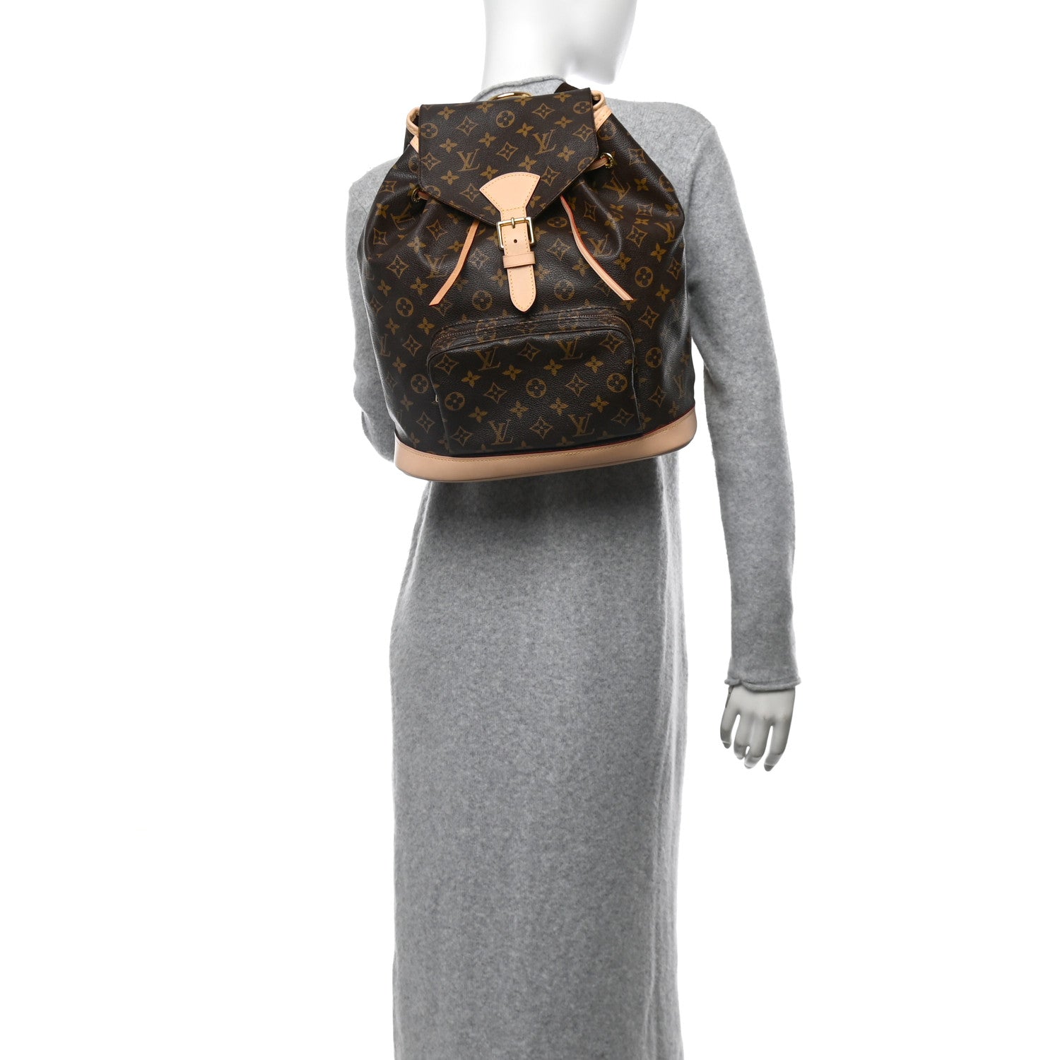 Louis Vuitton Monogram Montsouris GM Backpack 2 of 12