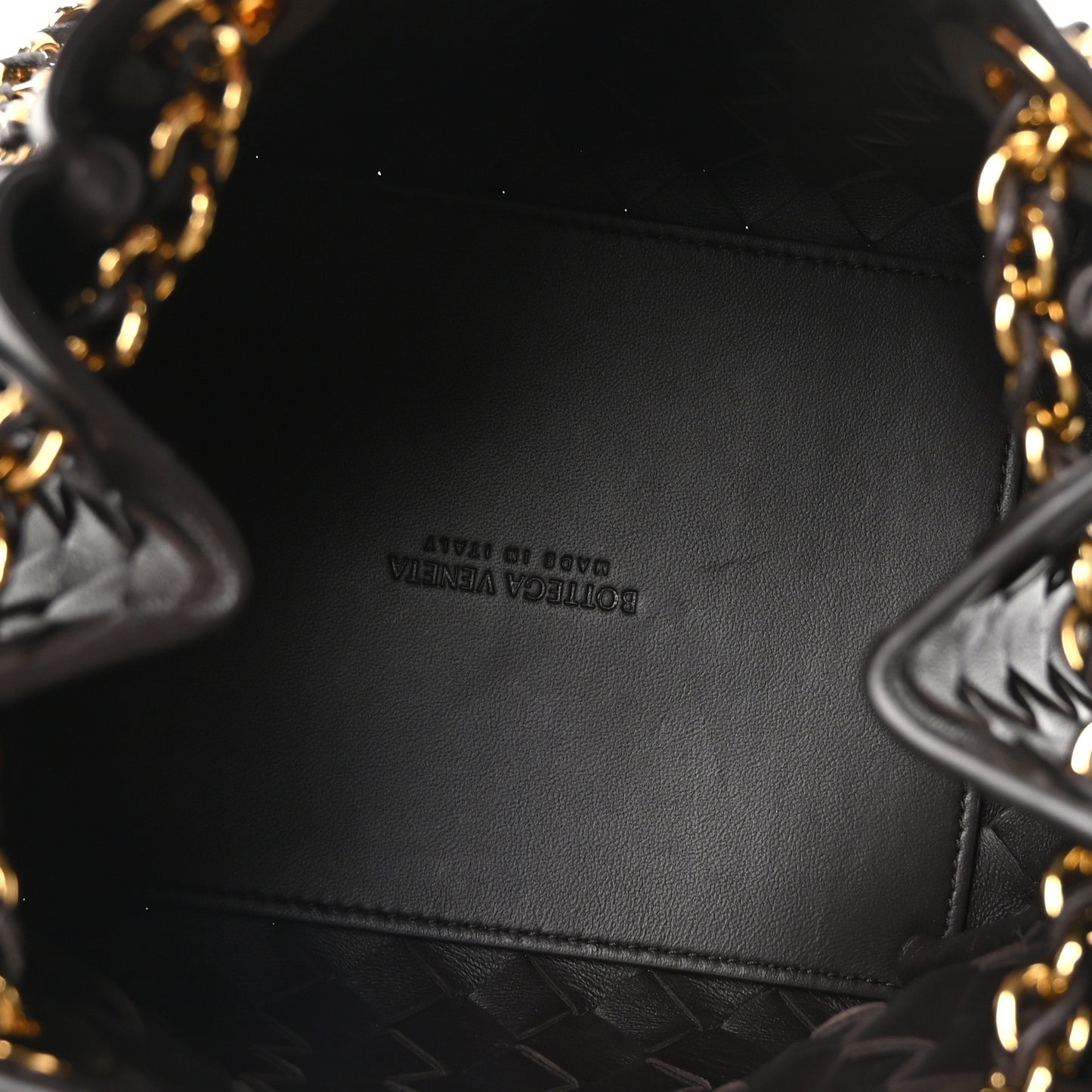 Nappa Intrecciato Small Parachute Chain Shoulder Bag Fondant