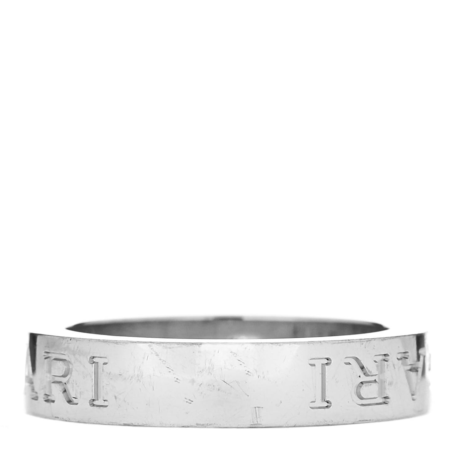 18K White Gold Diamond B.Zero1 Essential Band Ring 49 4.75
