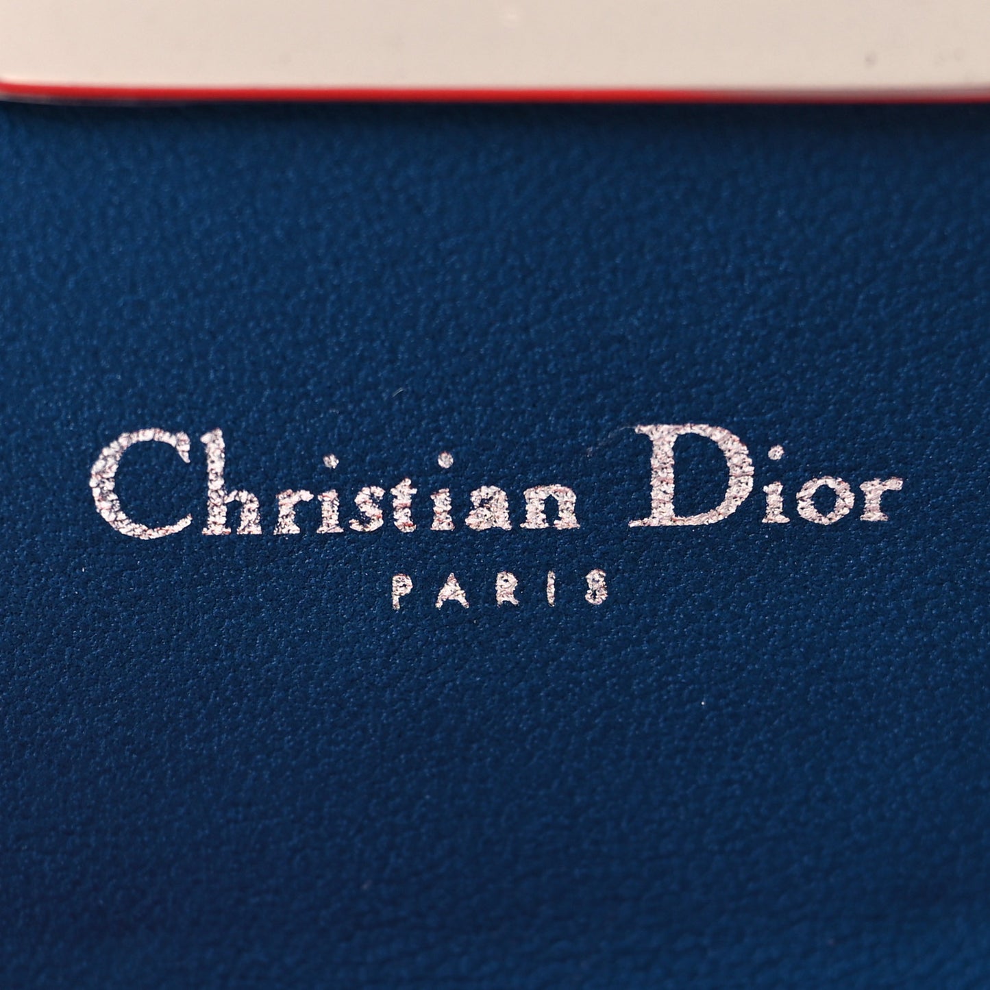 Lambskin Cannage Miss Dior Explorateur Compact Wallet Navy