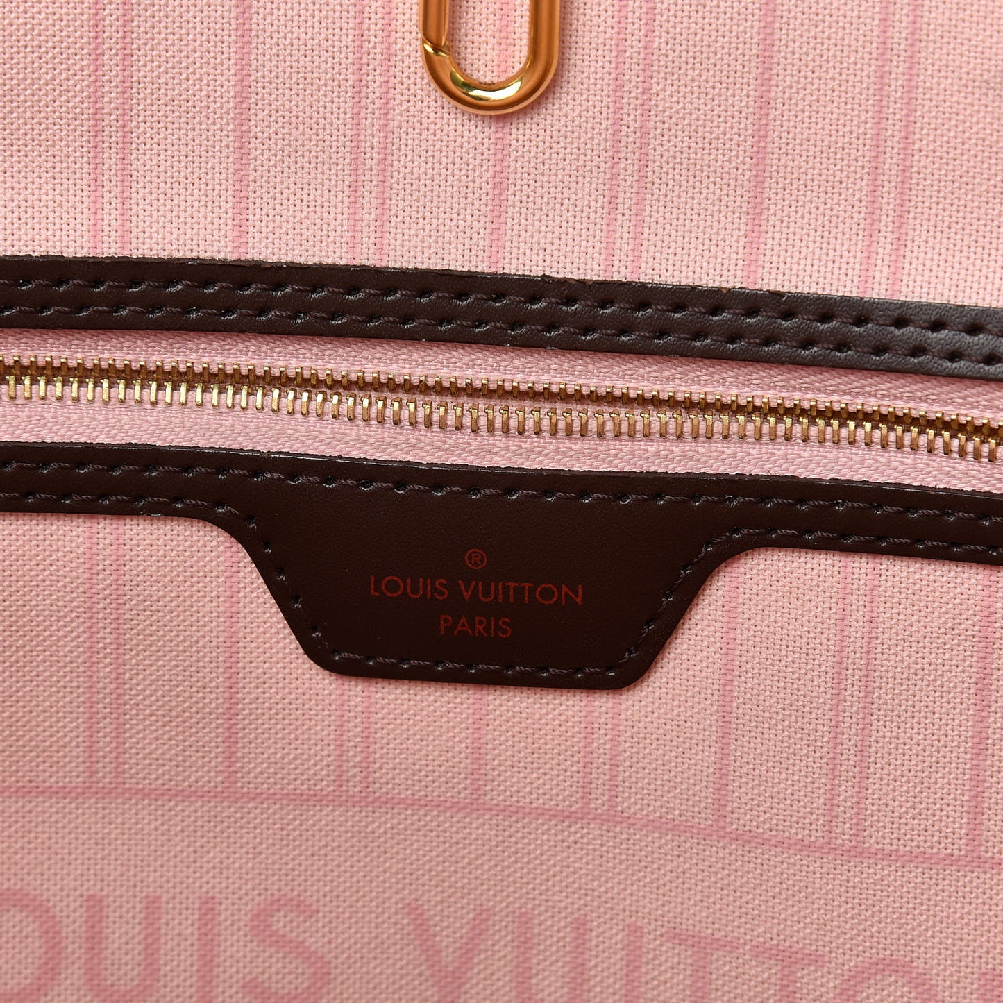 Damier Ebene Neo Neverfull MM Rose Ballerine