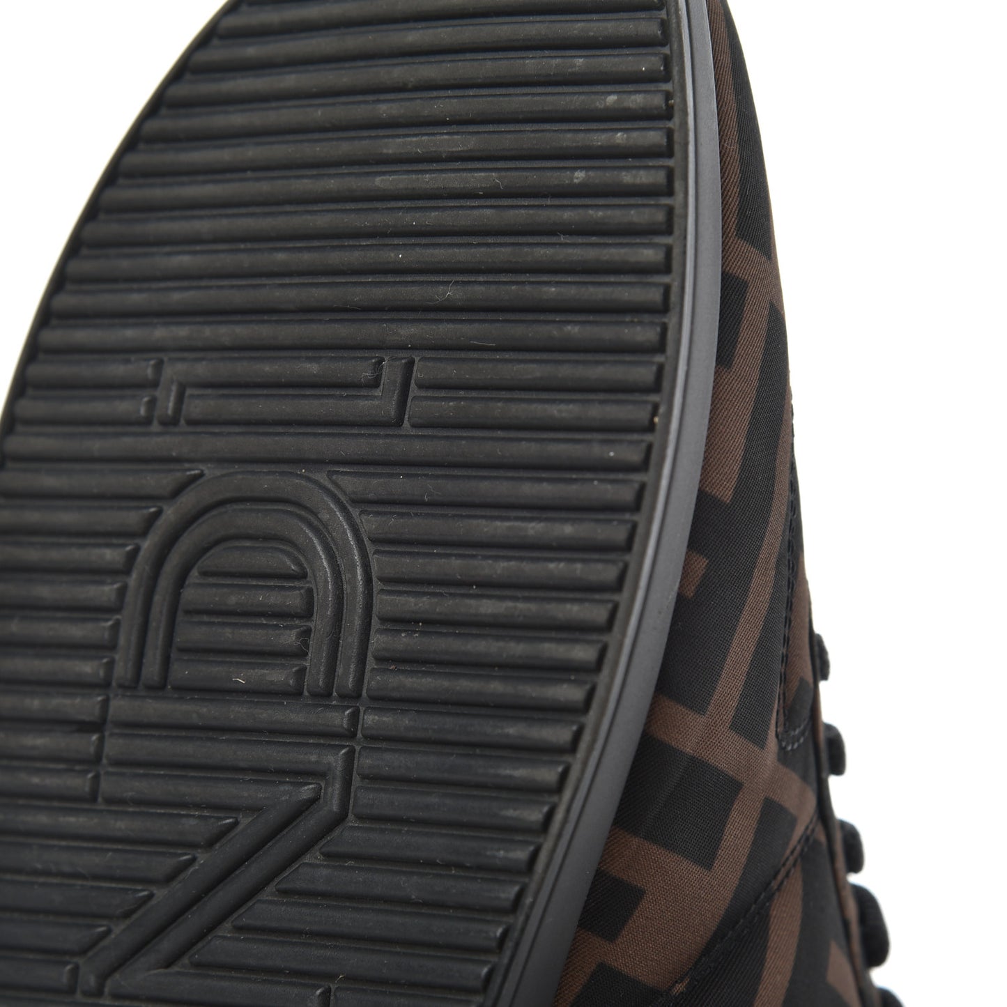 Nylon FF Reloaded High Top Sneakers 39.5 Tobacco Black