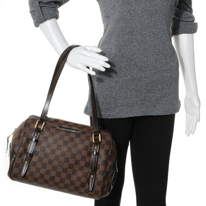 Louis Vuitton Damier Ebene Rivington GM 2 of 7