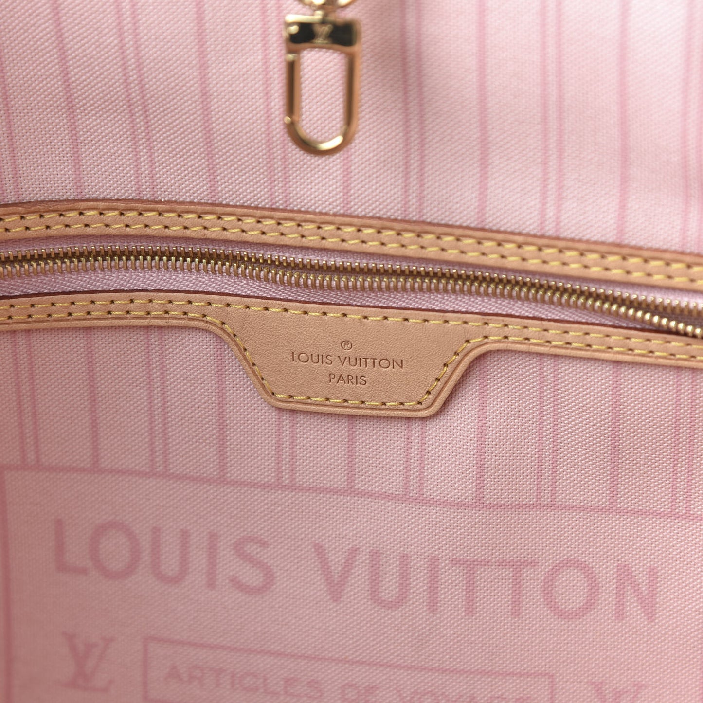 Damier Azur Neo Neverfull MM Rose Ballerine