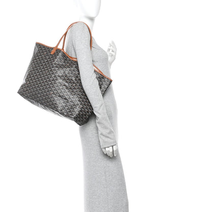 Goyard Goyardine Saint Louis GM Black Gold 2 of 13