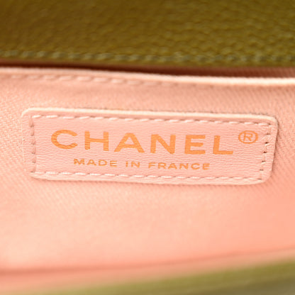 Chanel Caviar Quilted Small Boy Flap Green 6 of 10