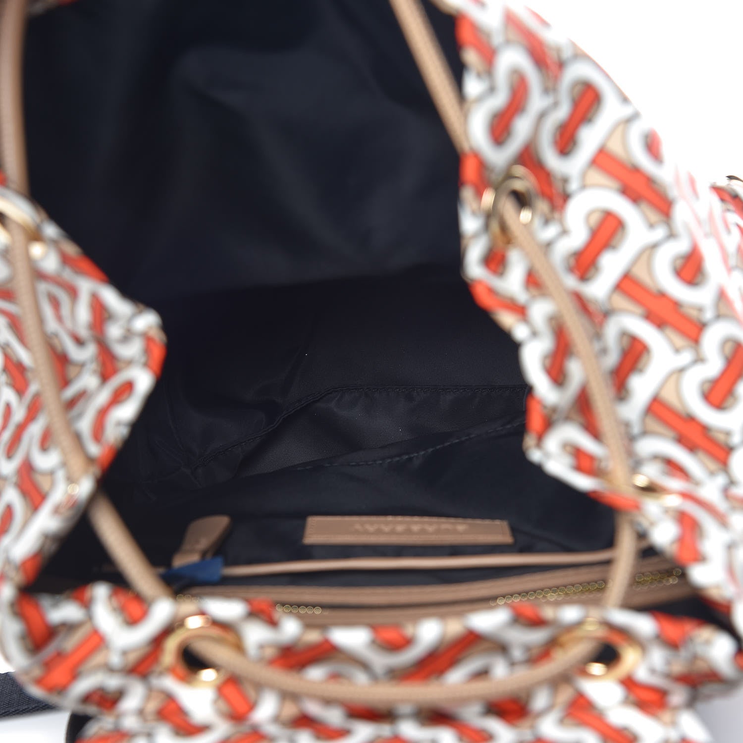 Burberry Nylon Monogram Medium Rucksack Backpack Vermillion 7 of 11