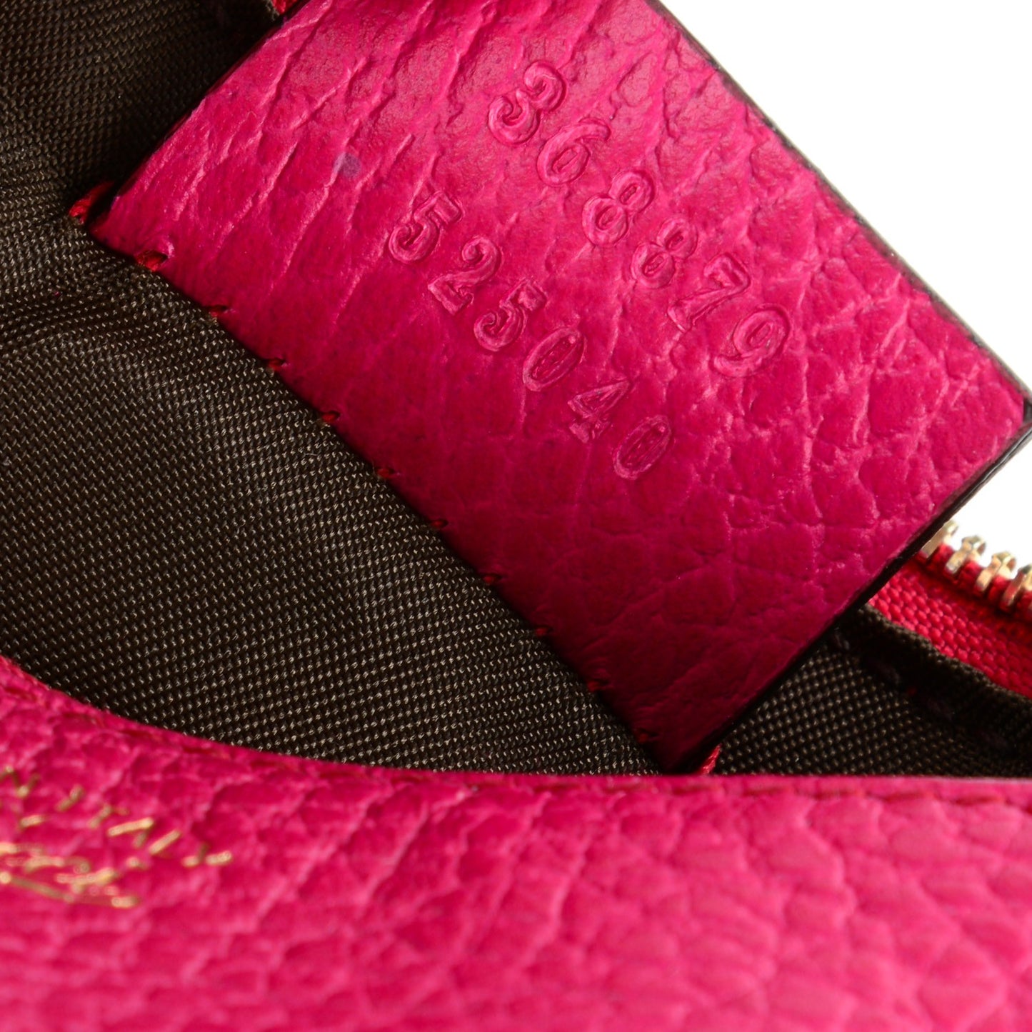 Dollar Calfskin Swing Key Case Blossom
