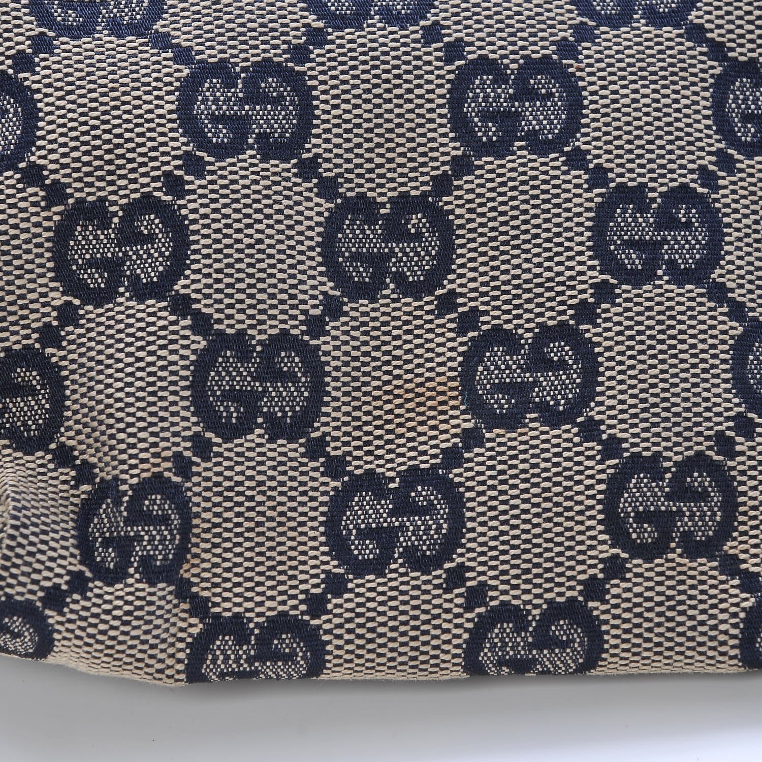 Gucci GG Monogram Web Double Pocket Belt Bag Navy 8 of 8