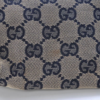Gucci GG Monogram Web Double Pocket Belt Bag Navy 8 of 8