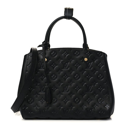 Louis Vuitton Empreinte Montaigne MM Black 1 of 6
