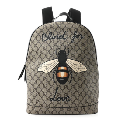 Gucci GG Supreme Monogram Blind For Love Dome Backpack 1 of 10