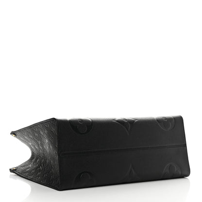 Louis Vuitton Empreinte Monogram Giant Onthego GM Black 4 of 13