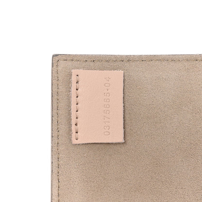 Chloe Calfskin Suede Medium Faye Shoulder Bag  Cement Pink 7 of 12