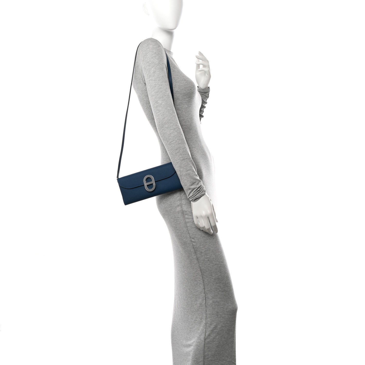 Hermes Epsom Maillon Wallet To Go Deep Bleu 2 of 11