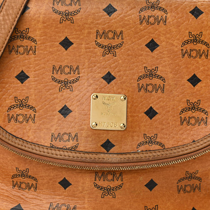 MCM Visetos Heritage Crossbody Cognac 7 of 19