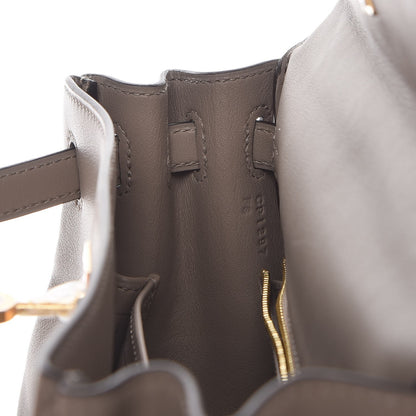 Hermes Swift Kelly Retourne 25 Gris Asphalte 21 of 34