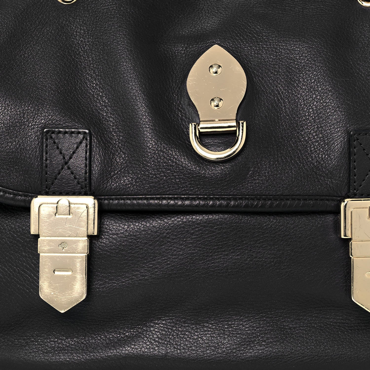 Mulberry Soft Grain Calfskin Tillie Satchel Black 7 of 15