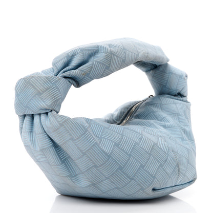 Bottega Veneta Jacquard Mini Double Knot Bag Bubble Silver 3 of 11