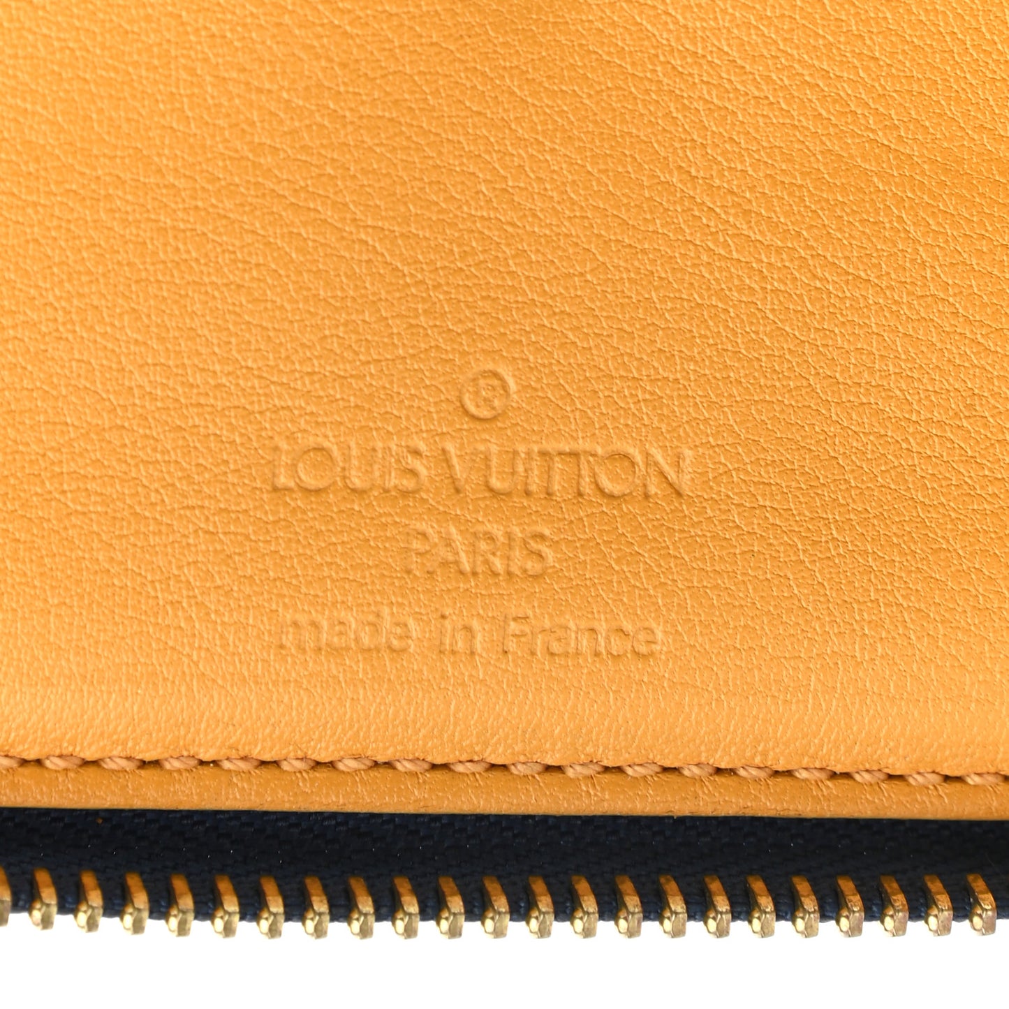 Denim Zip Compact Wallet Blue