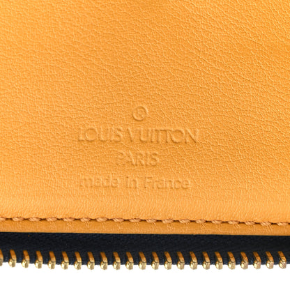 Louis Vuitton Denim Zip Compact Wallet Blue 6 of 8