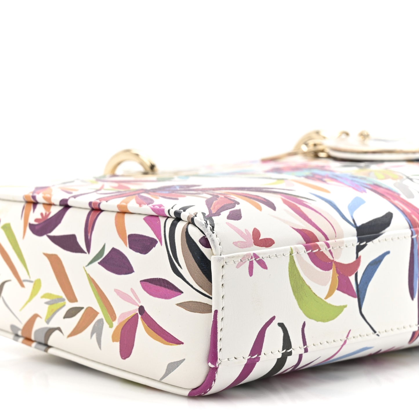 Calfskin Printed Fantastica Medium Lady D-Joy Multicolor