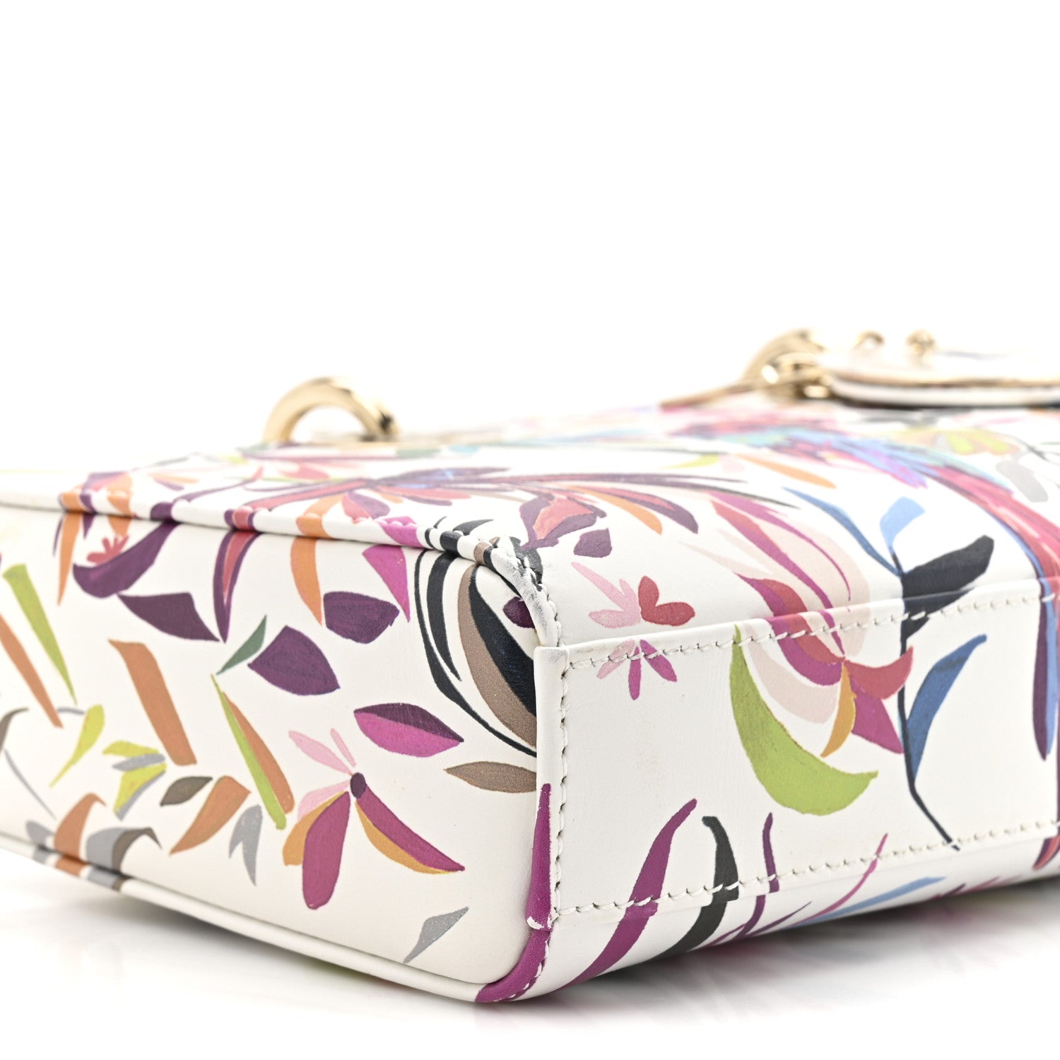 Christian Dior Calfskin Printed Fantastica Medium Lady D-Joy Multicolor 10 of 13