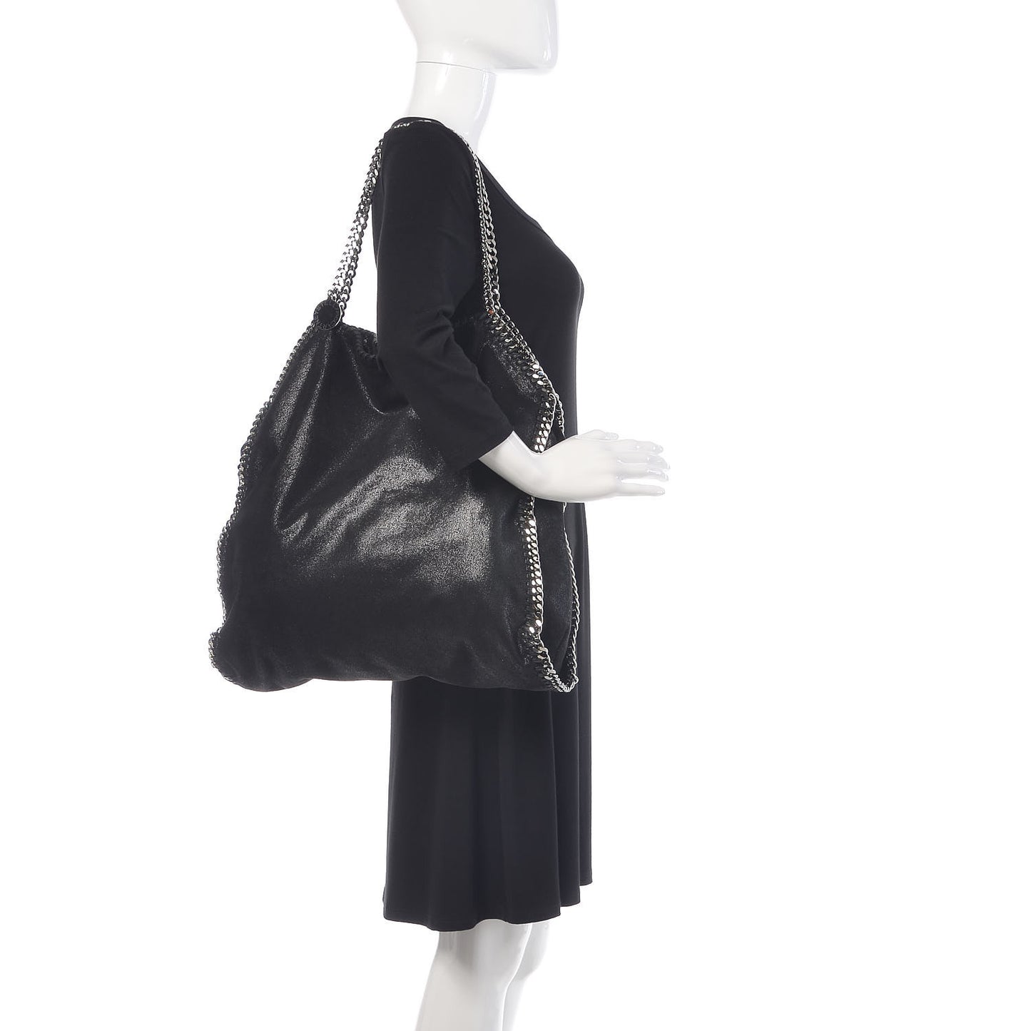 Shaggy Deer Big Falabella Tote Black