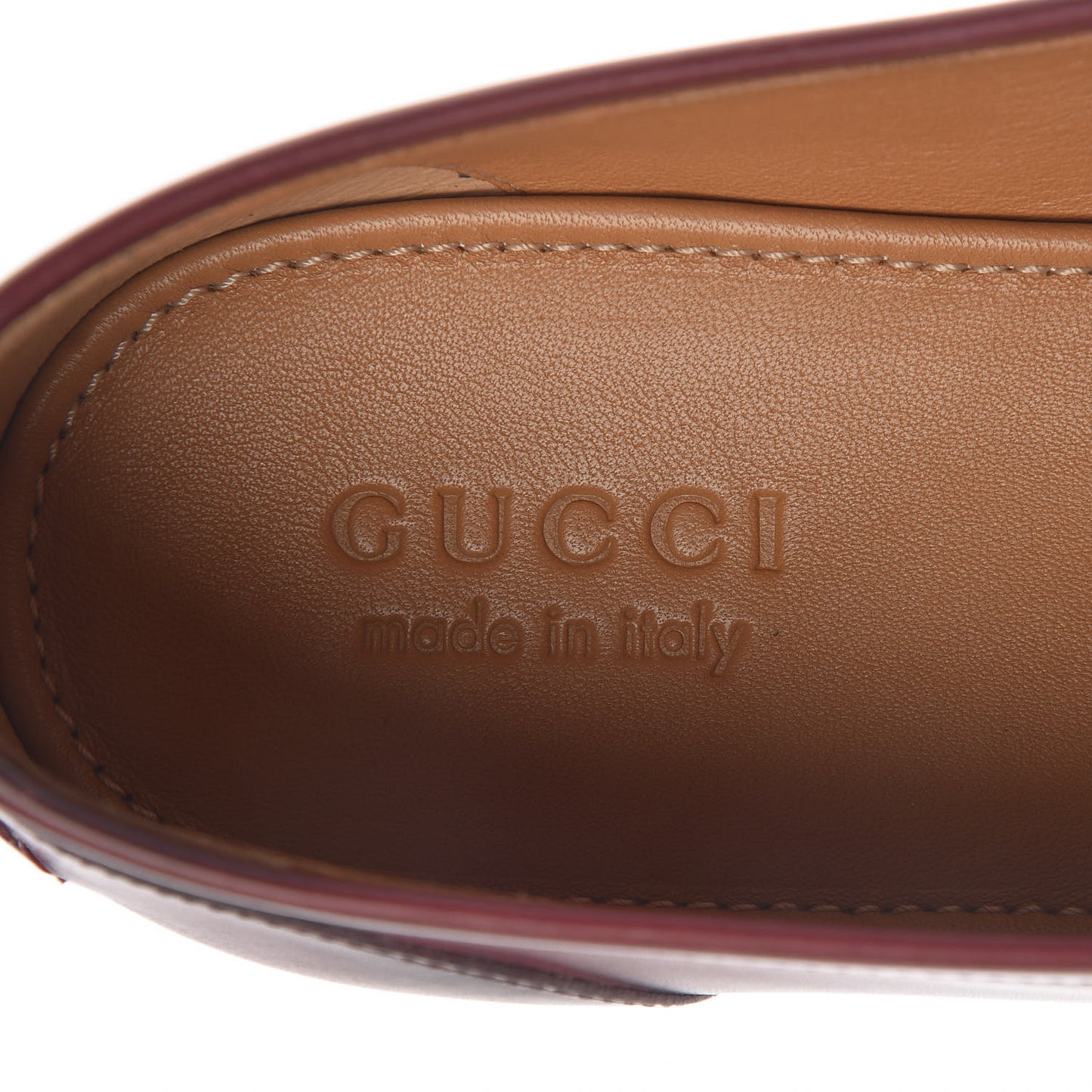 Calfskin Horsebit Mens Jordaan Loafers 10 Strong Red