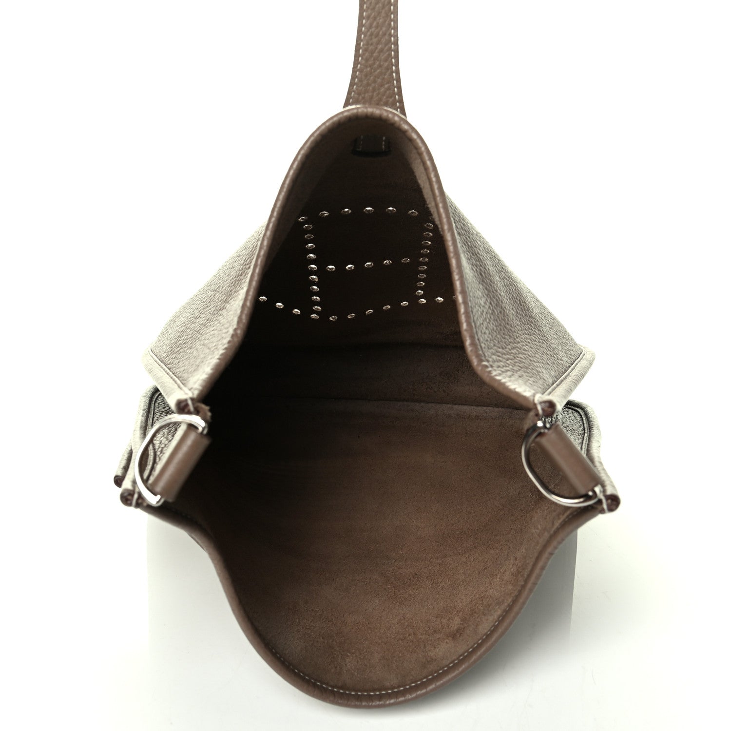 Hermes Taurillon Clemence Evelyne III PM Etoupe 4 of 7