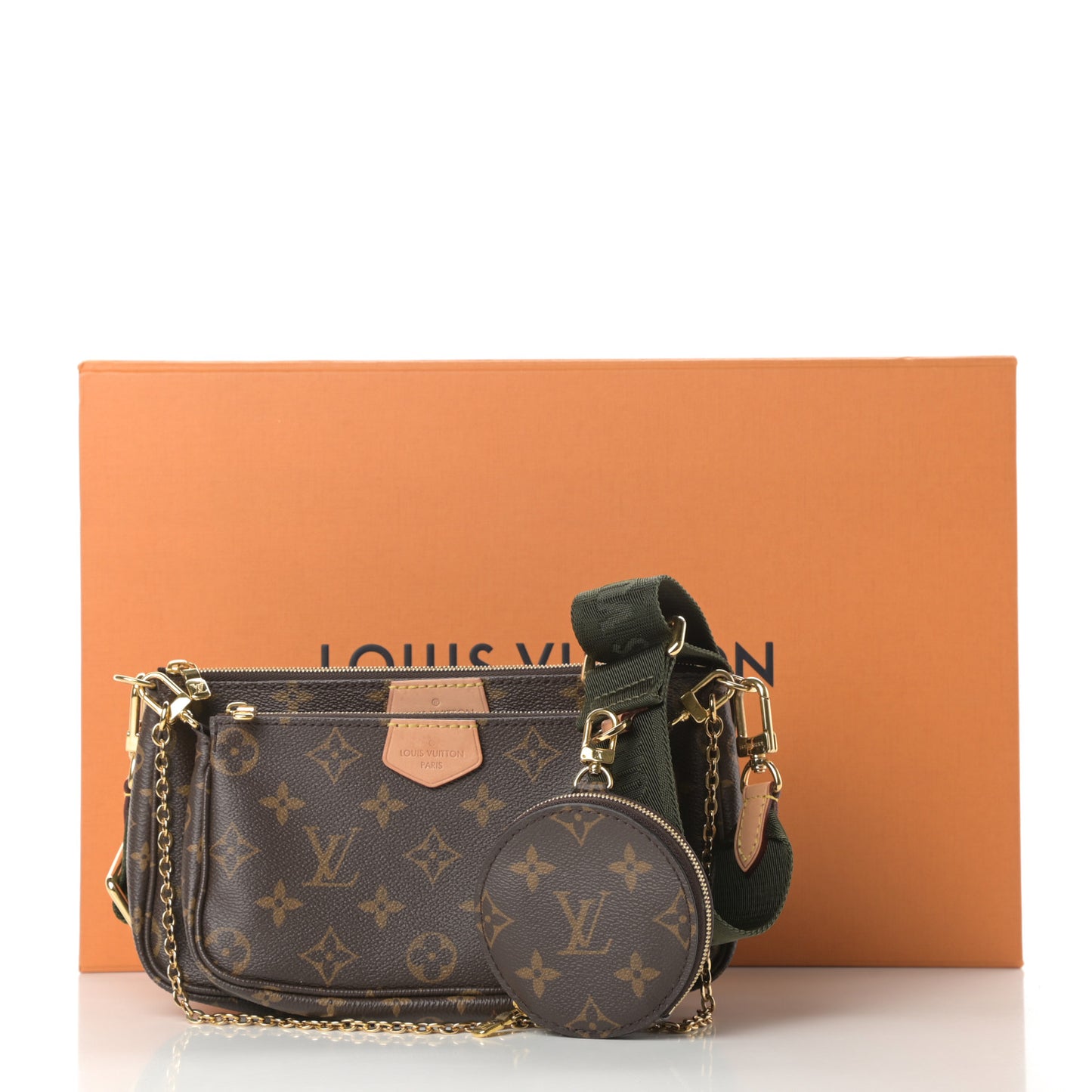 Monogram Multi Pochette Accessories Kaki