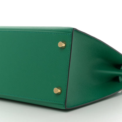 Hermes Epsom Kelly Sellier 28 Vert Vertigo 10 of 12