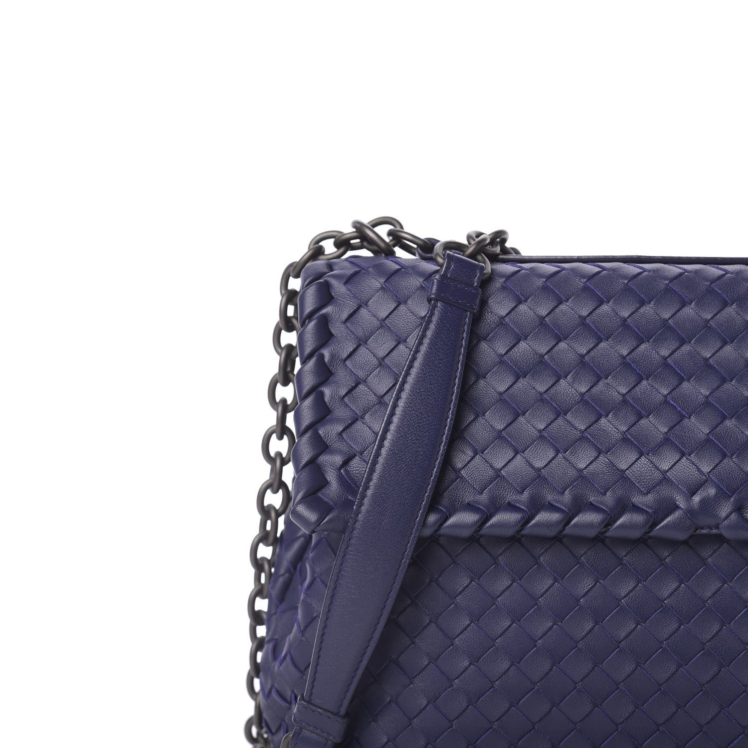 Bottega Veneta Nappa Intrecciato Large Olimpia Bag Atlantic 8 of 8