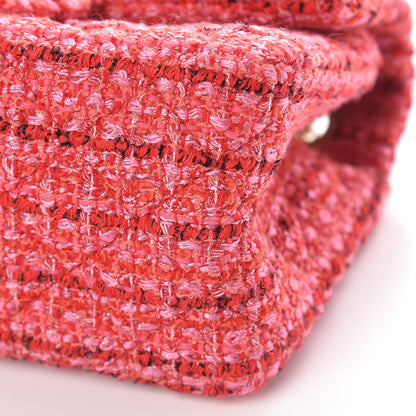 Chanel Tweed Quilted Mini 2.55 Reissue Flap Red Ecru Black 10 of 11