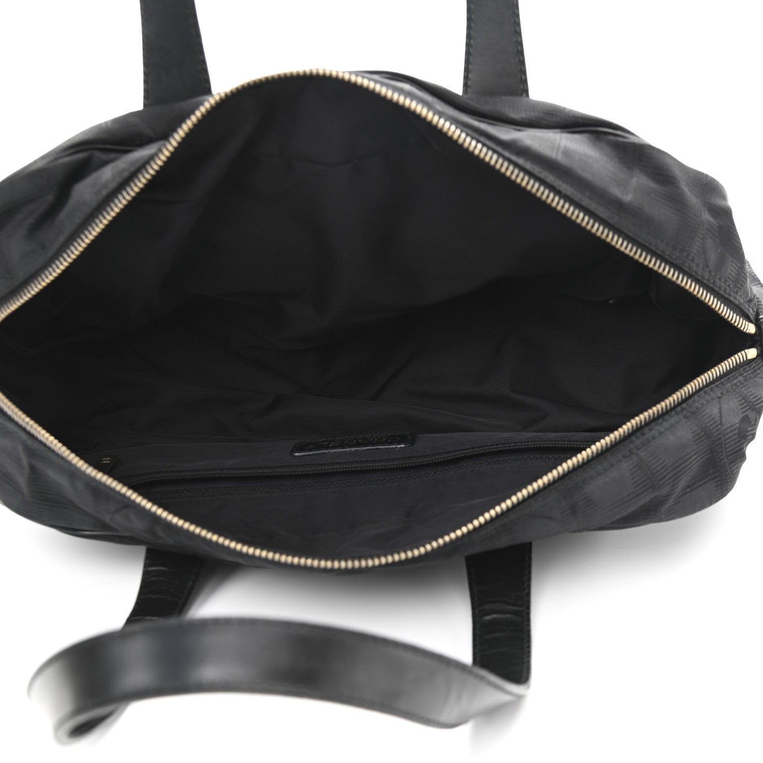Chanel Nylon Travel Bowler Black 5 of 15