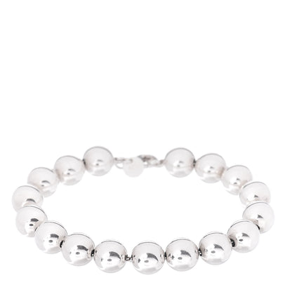 Tiffany Sterling Silver 10mm HardWear Ball Bracelet 1 of 4