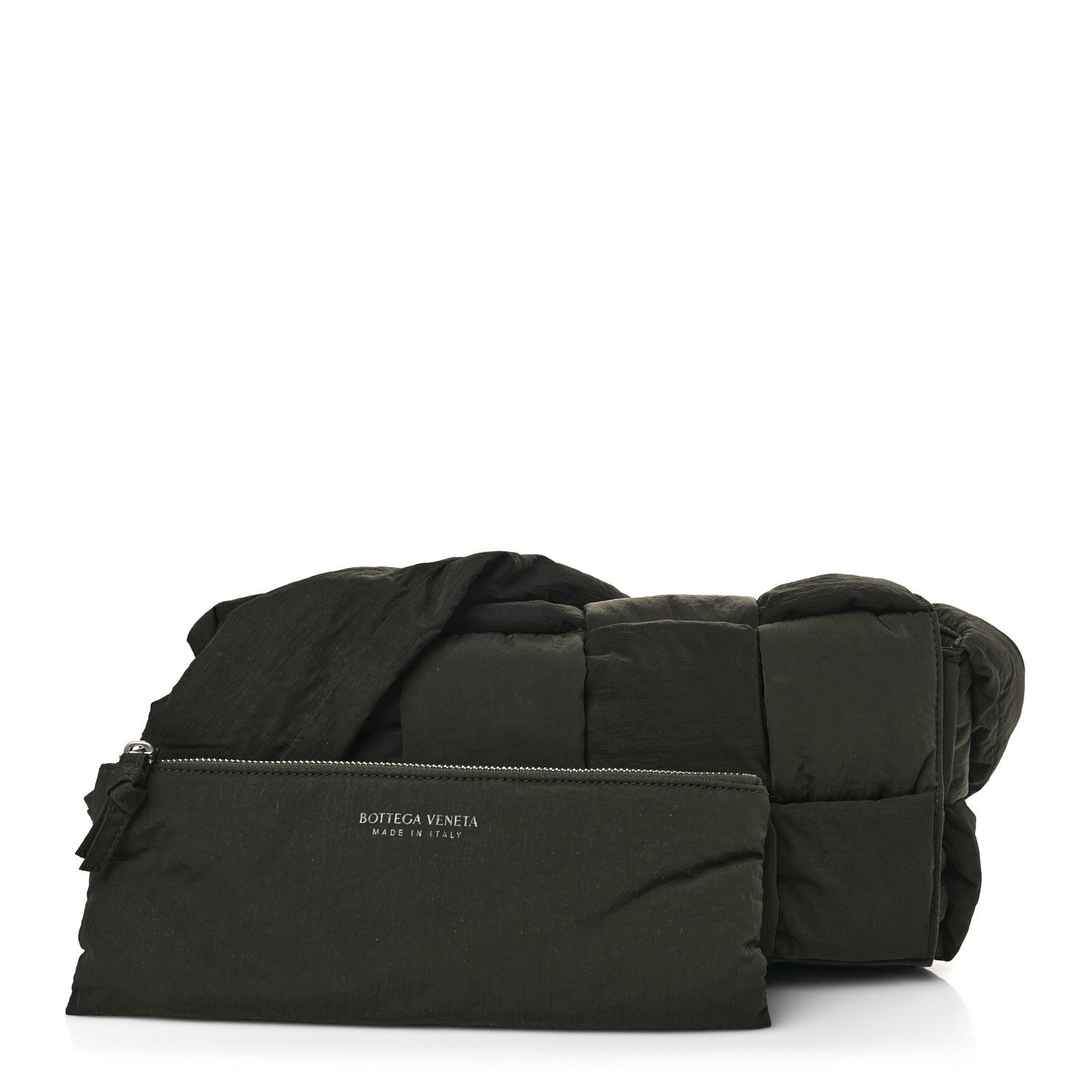 Bottega Veneta Nylon Intrecciato Padded Tech Cassette Bag Camping 1 of 10